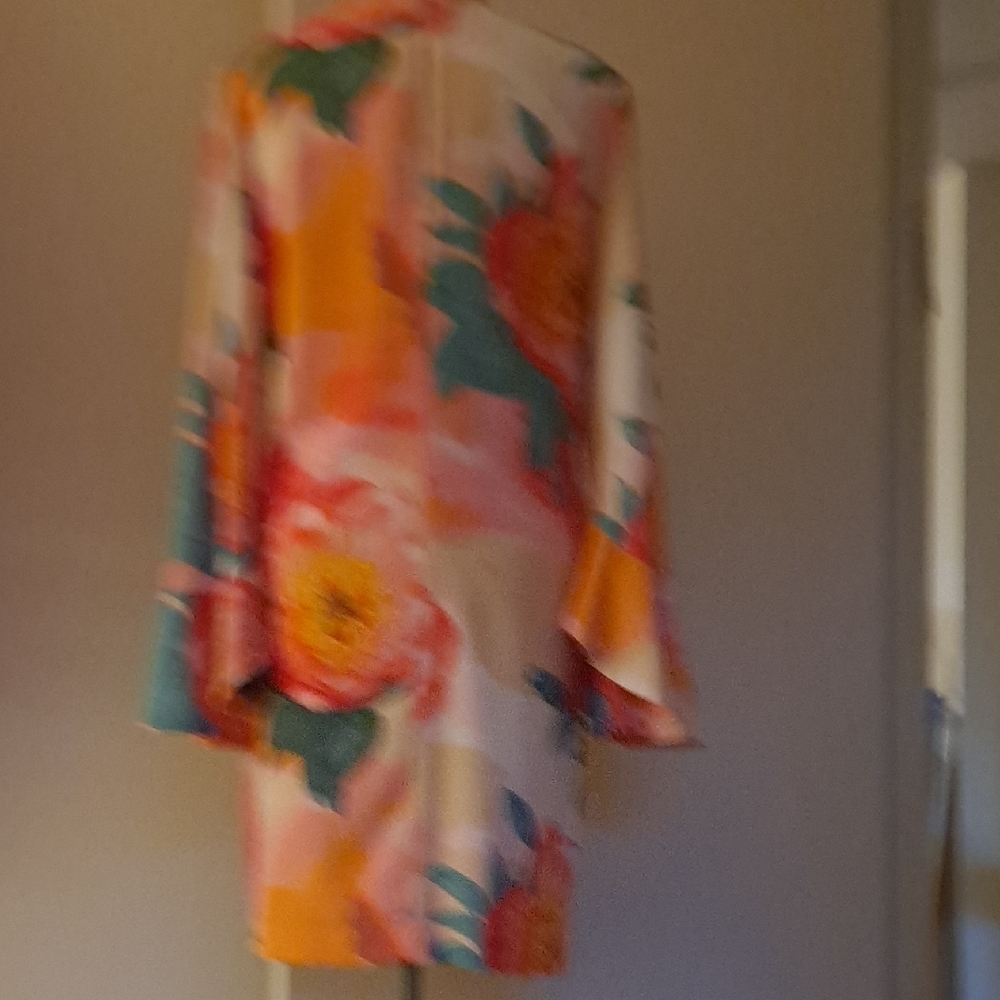 Calvin Klein Floral Dress Sz 12 - Picture 3 of 4